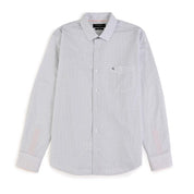 Camisa Yale Slim Fit Manga Larga 3744 Blanca