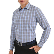 Camisa Yale Manga Larga Slim Fit 2271 Azul Cielo
