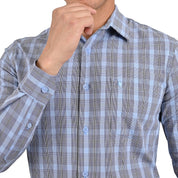 Camisa Yale Manga Larga Slim Fit 2271 Azul Cielo