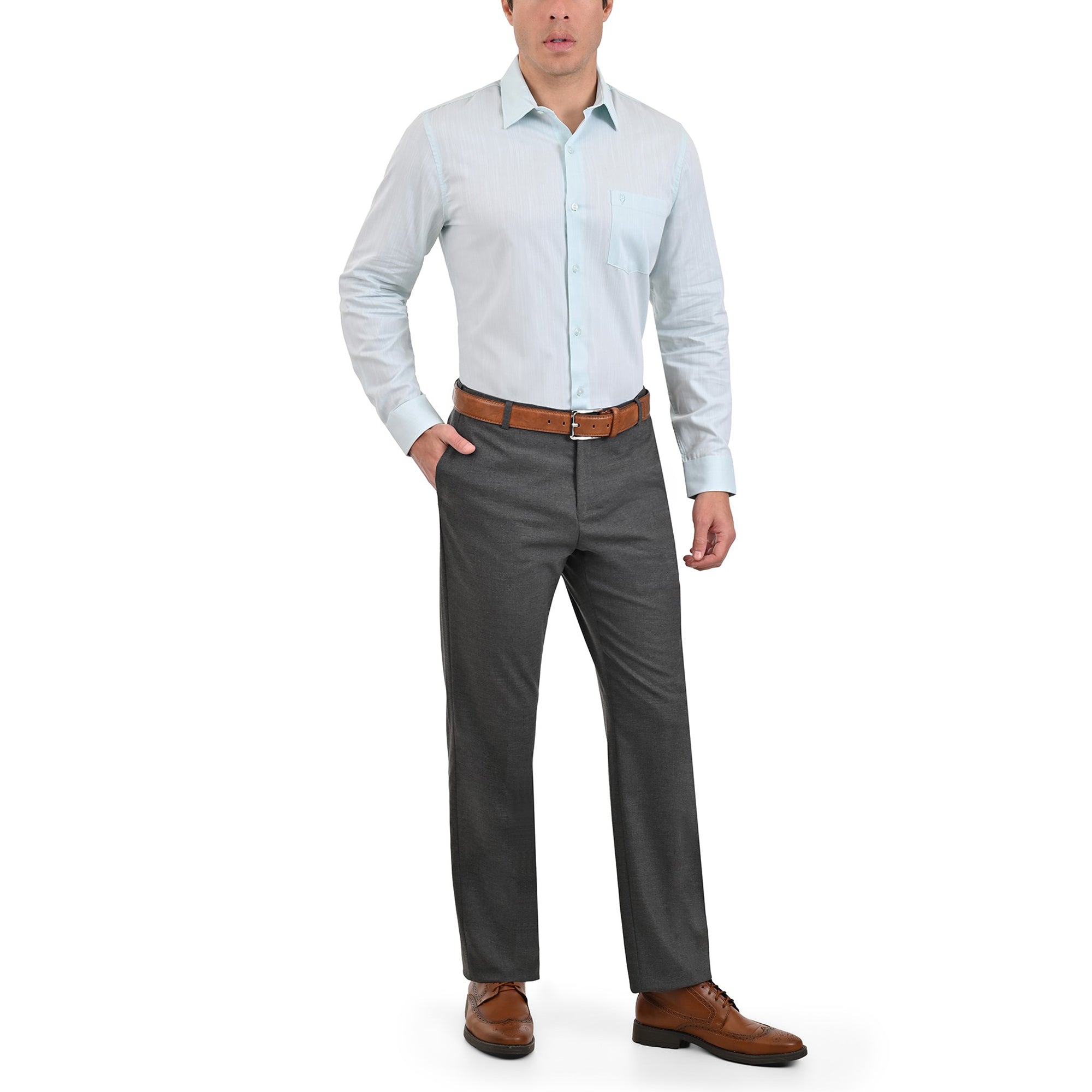 Camisa Yale Regular Fit Manga Larga 3839