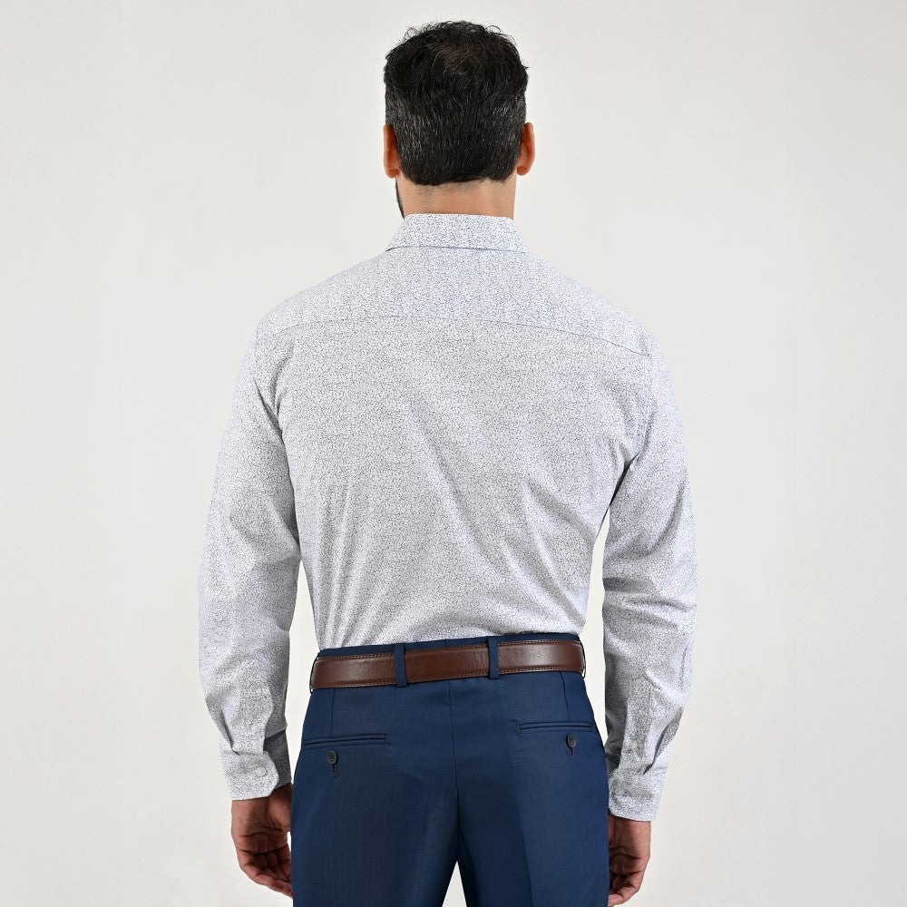 Camisa de vestir Yale Regular Fit Manga larga 7530 Azul marino