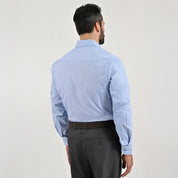 Camisa de vestir Yale Regular Fit Manga larga 7532 Azul