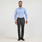 Camisa de vestir Yale Regular Fit Manga larga 7532 Azul