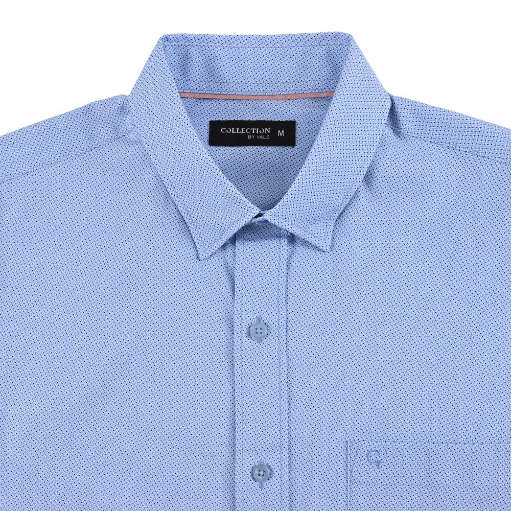 Camisa de vestir Yale Regular Fit Manga larga 7532 Azul