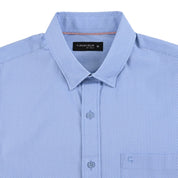 Camisa de vestir Yale Regular Fit Manga larga 7532 Azul