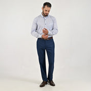 Camisa casual Yale Regular Fit Manga larga 7531 Blanco