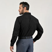 Camisa casual Yale Regular Fit Manga larga 7533 Negro