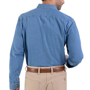 Camisa Mezclilla Yale Manga Larga Botton Down Regular Fit 3516