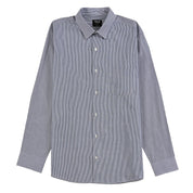 Camisa Yale Para Caballero Manga Larga Regular Fit 8215 Azul Marino Entintado
