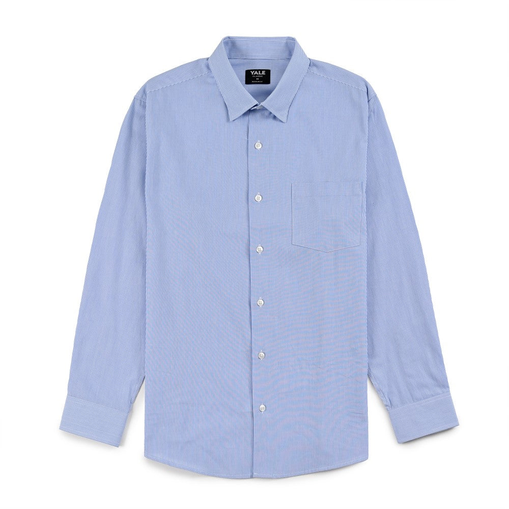 Camisa Yale Para Caballero Manga Larga Regular Fit 8215 Azul cielo