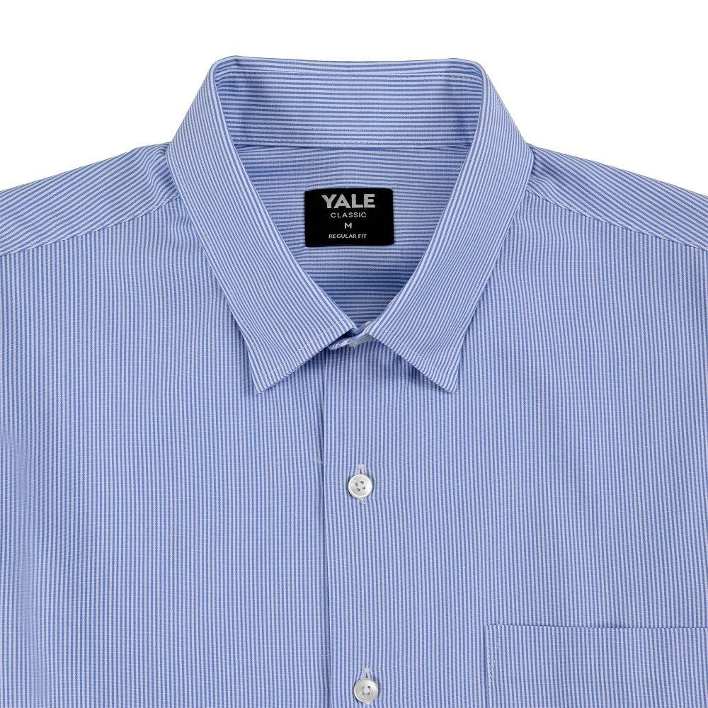 Camisa Yale Para Caballero Manga Larga Regular Fit 8215 Azul cielo