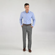 Camisa Yale Para Caballero Manga Larga Regular Fit 7909 Azul