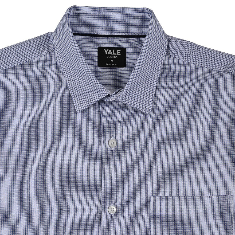 Camisa Yale Para Caballero Manga Larga Regular Fit 7911 Azul Zafiro