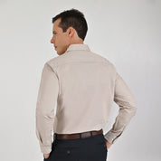 Camisa Yale Para Caballero Manga Larga Regular Fit 7911 Mostaza