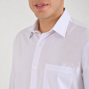 Camisa Yale Para Caballero Manga Larga Regular Fit 7940 Blanco