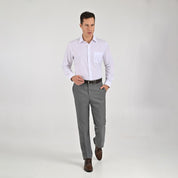 Camisa Yale Para Caballero Manga Larga Regular Fit 7940 Blanco