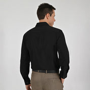 Camisa Yale Para Caballero Manga Larga Regular Fit 7940 Negro