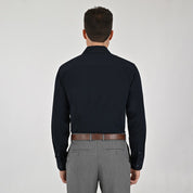 Camisa Yale Para Caballero Manga Larga Regular Fit 7940 Azul Marino