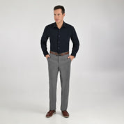 Camisa Yale Para Caballero Manga Larga Regular Fit 7940 Azul Marino
