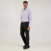 Camisa Yale Para Caballero Manga Larga Regular Fit 7908 Lila