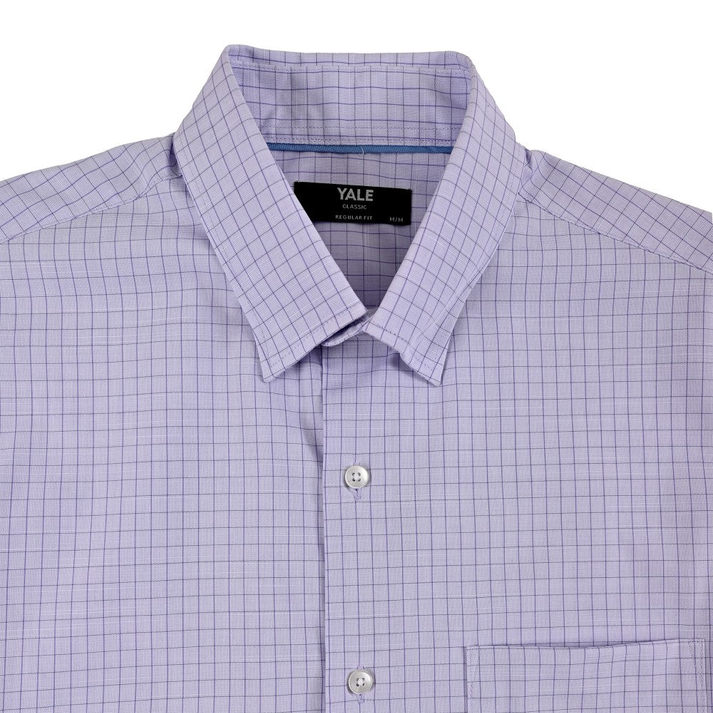 Camisa Yale Para Caballero Manga Larga Regular Fit 7908 Lila