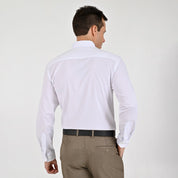 Camisa Yale Para Caballero Manga Larga Regular Fit 7941 Blanco