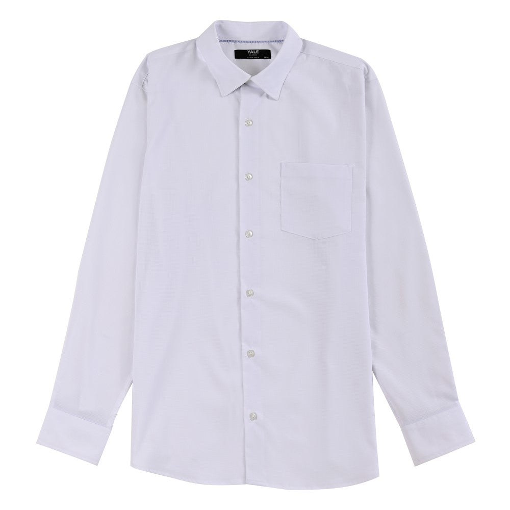 Camisa Yale Para Caballero Manga Larga Regular Fit 7941 Blanco