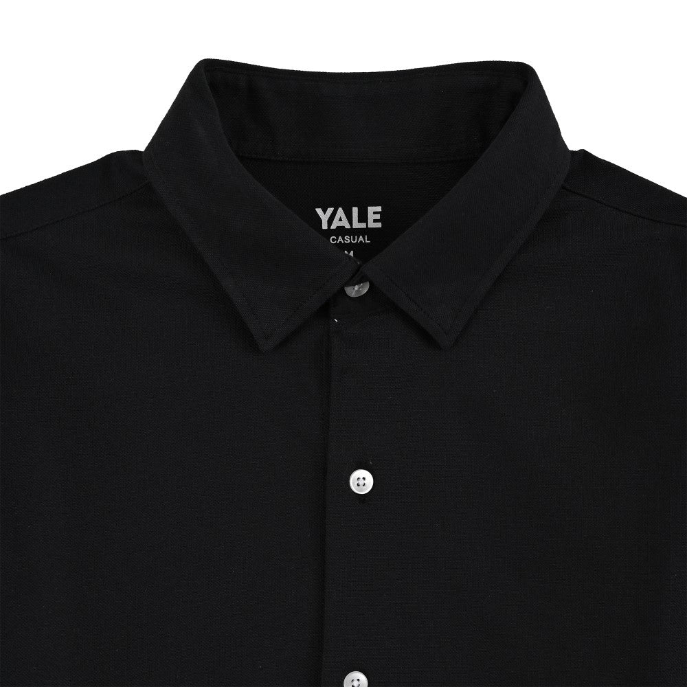 Camisa Yale Para Caballero Manga Larga Regular Fit 7941 Negro