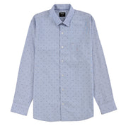 Camisa Yale Para Caballero Manga Larga Regular Fit 8080 Azul