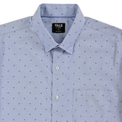 Camisa Yale Para Caballero Manga Larga Regular Fit 8080 Azul