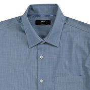 Camisa Yale Para Caballero Manga Larga Regular Fit 7944 Azul Pizarra