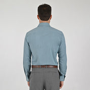 Camisa Yale Para Caballero Manga Larga Regular Fit 7944 Verde