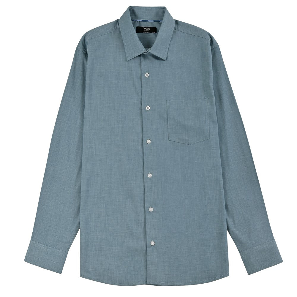 Camisa Yale Para Caballero Manga Larga Regular Fit 7944 Verde