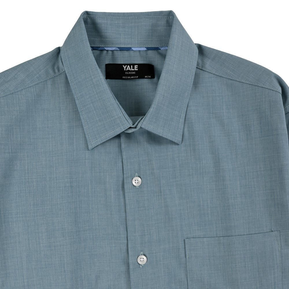 Camisa Yale Para Caballero Manga Larga Regular Fit 7944 Verde