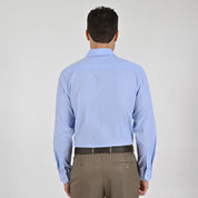 Camisa Yale Para Caballero Manga Larga Regular Fit 8214 Azul
