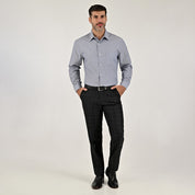 Camisa Yale Para Caballero Manga Larga Regular Fit 8214 Azul Marino