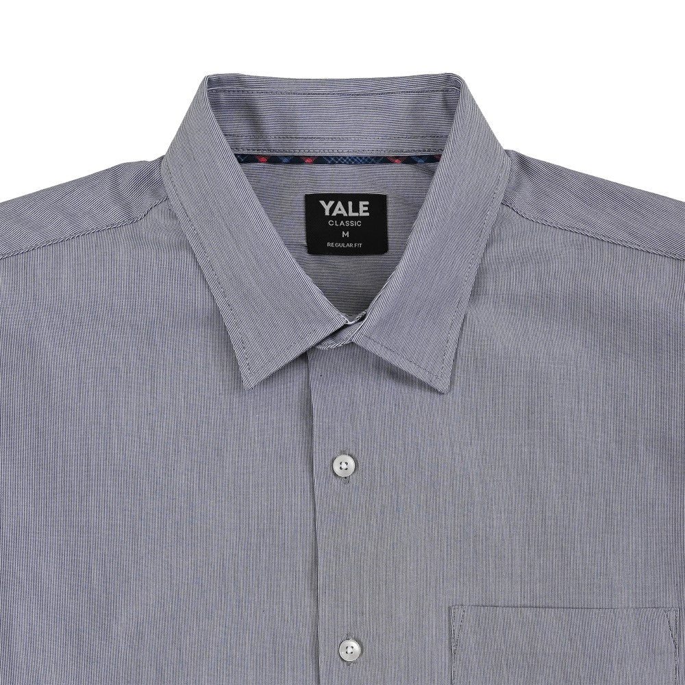 Camisa Yale Para Caballero Manga Larga Regular Fit 8214 Azul Marino