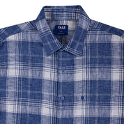Camisa Yale Para Caballero Manga Larga Regular Fit 4670 Azul