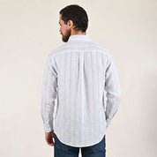 Camisa de vestir Yale Regular Fit Manga larga 7781 Azul