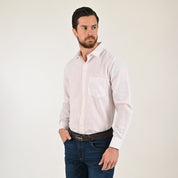 Camisa de vestir Yale Regular Fit Manga larga 7781 Beige
