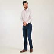 Camisa de vestir Yale Regular Fit Manga larga 7781 Beige