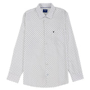 Camisa Yale Para Caballero Manga Larga Regular Fit 8074 Blanco
