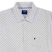 Camisa Yale Para Caballero Manga Larga Regular Fit 8074 Blanco