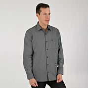Camisa Yale Para Caballero Manga Larga Regular Fit 8083 Negro