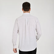 Camisa Yale Para Caballero Manga Larga Regular Fit 8198 Beige