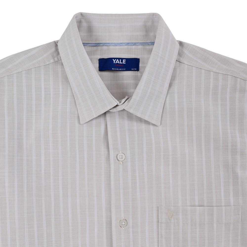 Camisa Yale Para Caballero Manga Larga Regular Fit 8198 Beige