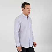 Camisa Yale Para Caballero Manga Larga Regular Fit 8043 Blanco