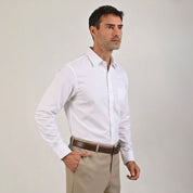 Camisa de vestir Yale Regular Fit Manga larga 3541 Blanco