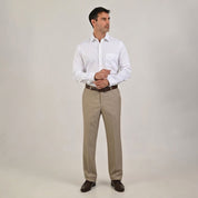 Camisa de vestir Yale Regular Fit Manga larga 3541 Blanco