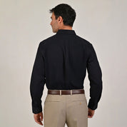 Camisa Yale Manga Larga Regular Fit 3541 Negro